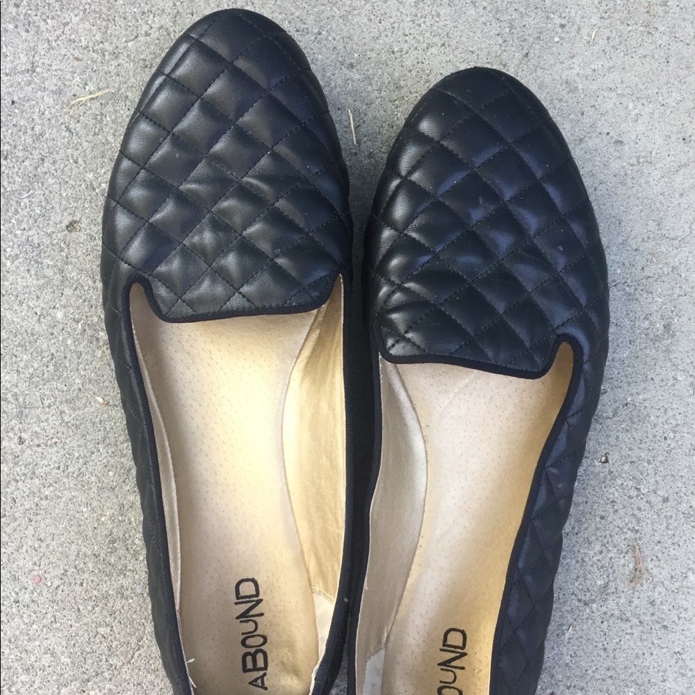 Abound black flats size 11